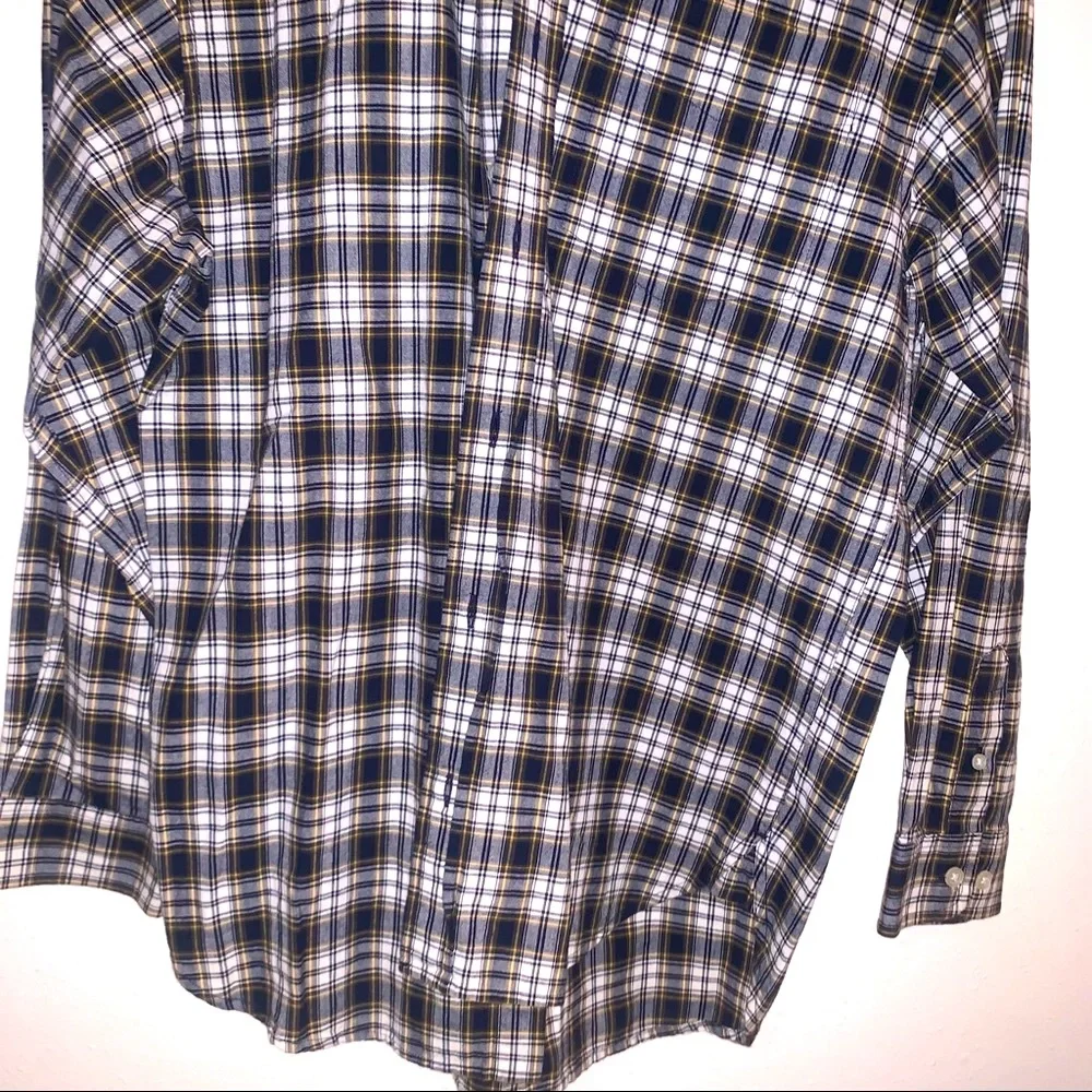 Old Navy Plaid/Check Size 14 Boys Button Down Cotton Shirt